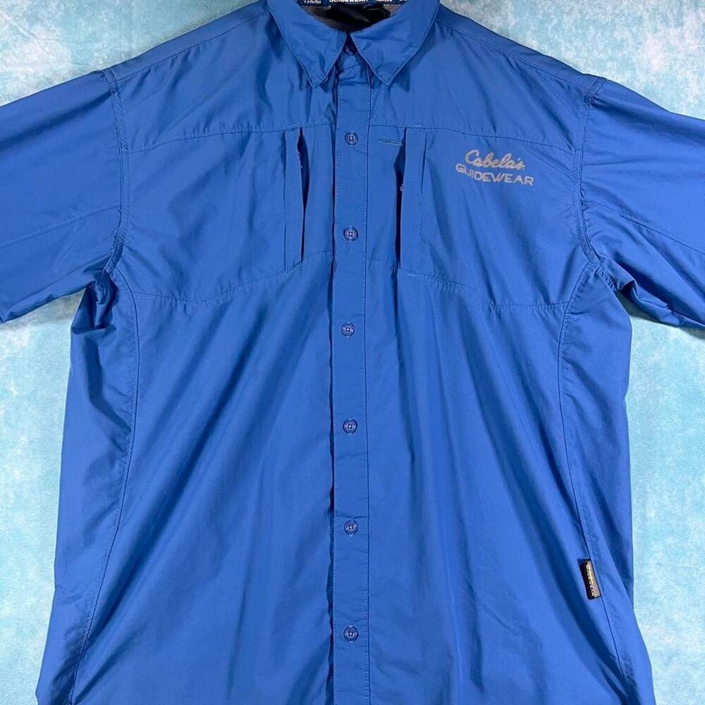 Cabela-s Men's Blue Shirt